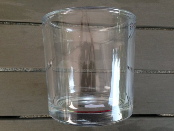 Glastopf M rund, 8mm, 12 x 11 cm